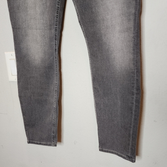 NWT 7 For All Mankind B(air) Denim Grey Ankle Skinny Jeans Women's Size 31 (12) - Picture 12 of 14